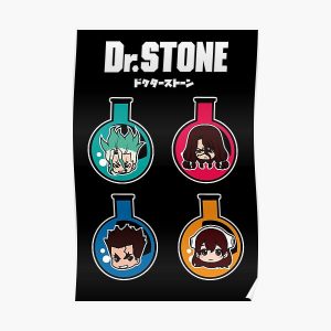 DR. STONE: ALL CHARACTERS CHIBI Poster RB2805 Produkt Offical Doctor Stone Merch