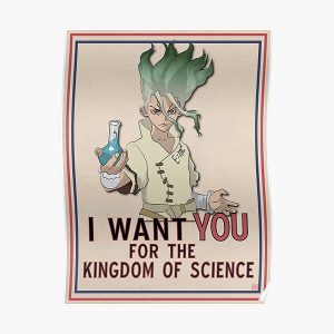 Dr.StONE KINGDOM OF SCIENCE Poster sản phẩm RB2805 Offical Doctor Stone Merch