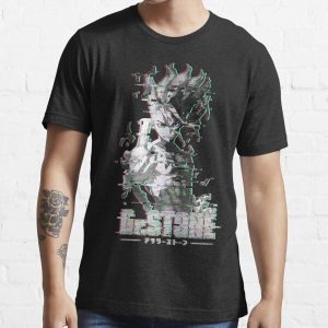Dr. Stone Glitch Essential T-Shirt RB2805 Sản phẩm Offical Doctor Stone Merch