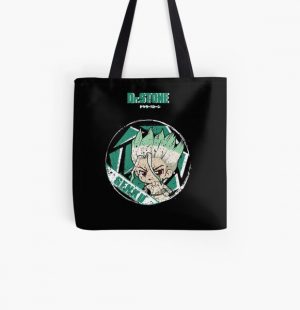 DR. STONE: SENKU STONE (GRUNGE STYLE) All Over Print Tote Bag RB2805 product Offical Doctor Stone Merch