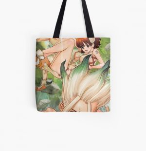 Dr. Stone All Over Print Tote Bag RB2805 Sản phẩm Offical Doctor Stone Merch